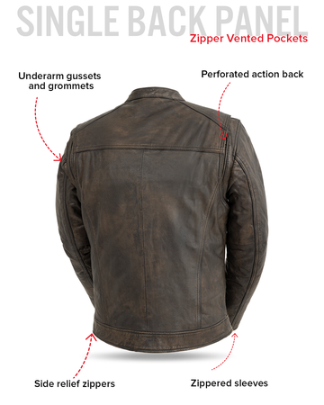 Hipster Men's Motorcycle Leather Jacket First MFG Co Hipster Men's Motorcycle Leather Jacket First MFG Co
