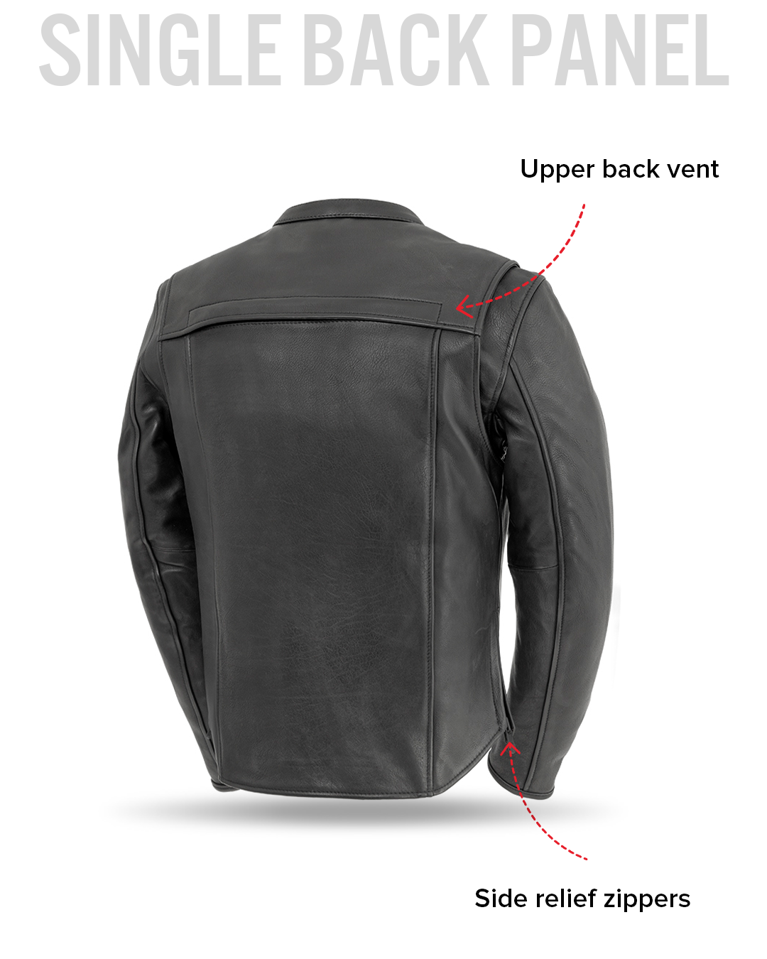 Revolt Men's Motorcycle Leather Jacket Men's Leather Jacket Jackets