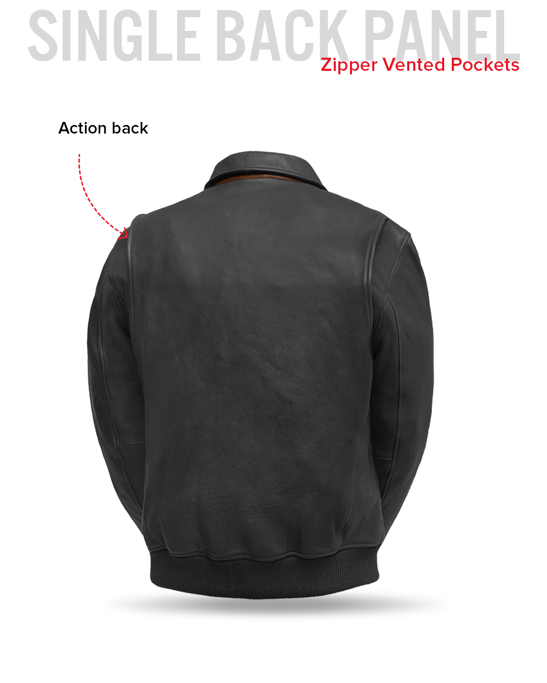 Moto Bomber - Men's Leather Jacket Moto Bomber - Men's Leather Jacket