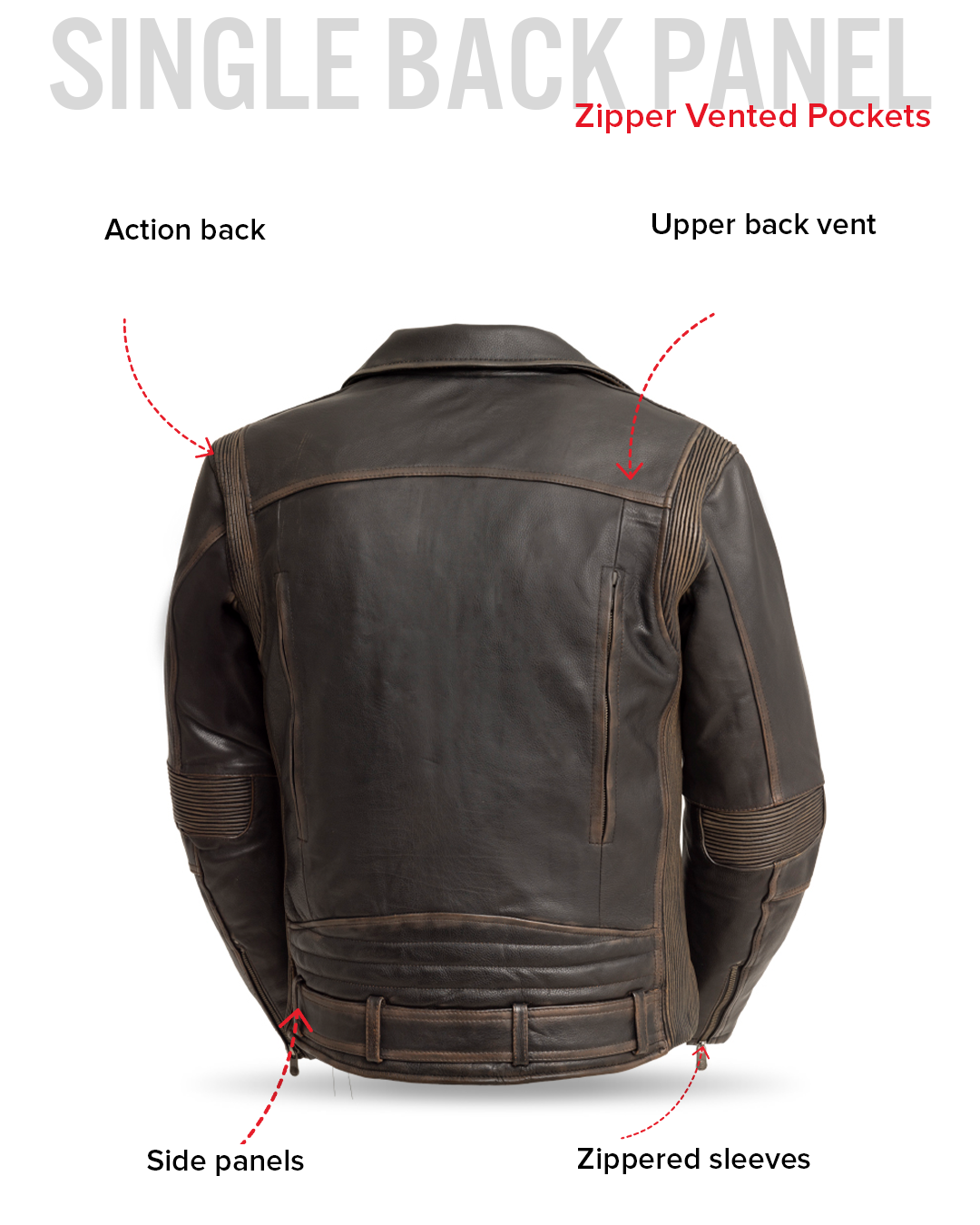 Wrath Men's Motorcycle Leather Jacket – First Manufacturing