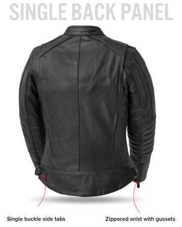 Jada - Women's Leather Motorcycle Jacket – First MFG Co
