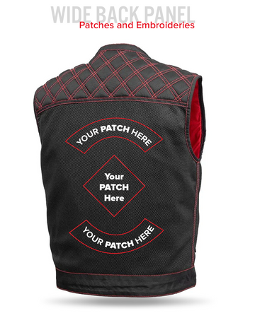 Upside Moto Mesh Men's Motorcycle Vest - First MFG Co Upside Moto Mesh Men's Motorcycle Vest - First MFG Co