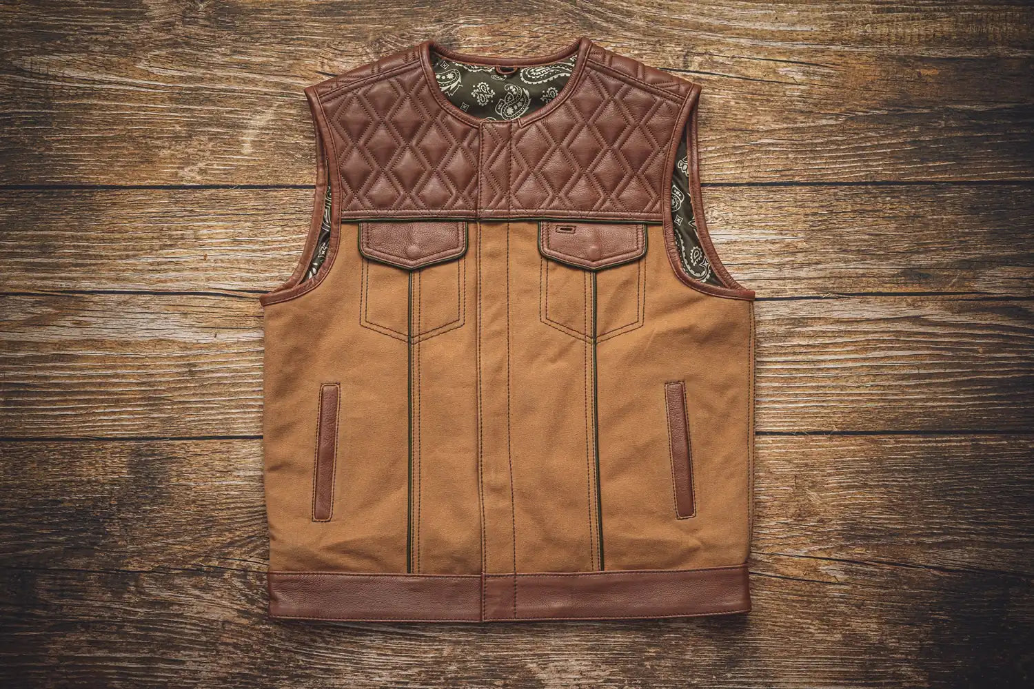 Custom Riding Vest Custom Motorcycle Vests & Jackets in Leather, Denim & Canvas