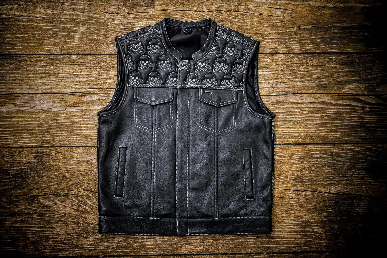 Custom Riding Vest Custom Motorcycle Vests & Jackets in Leather, Denim & Canvas