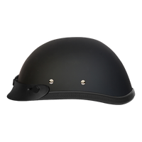 Novelty Eagle W/ Snaps- Dull Black NOVELTY EAGLE Daytona Helmets