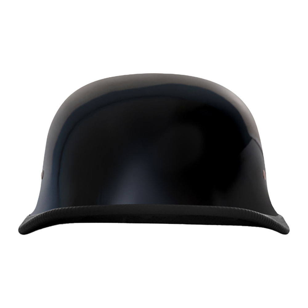 Novelty German- Hi-Gloss Black NOVELTY GERMAN Daytona Helmets