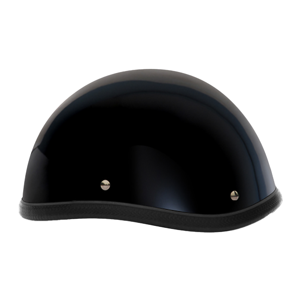 Novelty Smokey W/O Snaps- Hi-Gloss Black NOVELTY SMOKEY Daytona Helmets