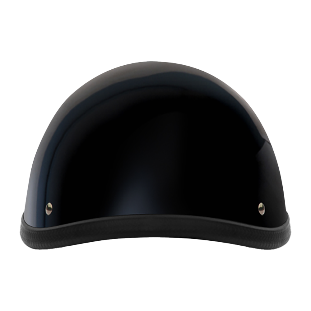 Novelty Smokey W/O Snaps- Hi-Gloss Black NOVELTY SMOKEY Daytona Helmets