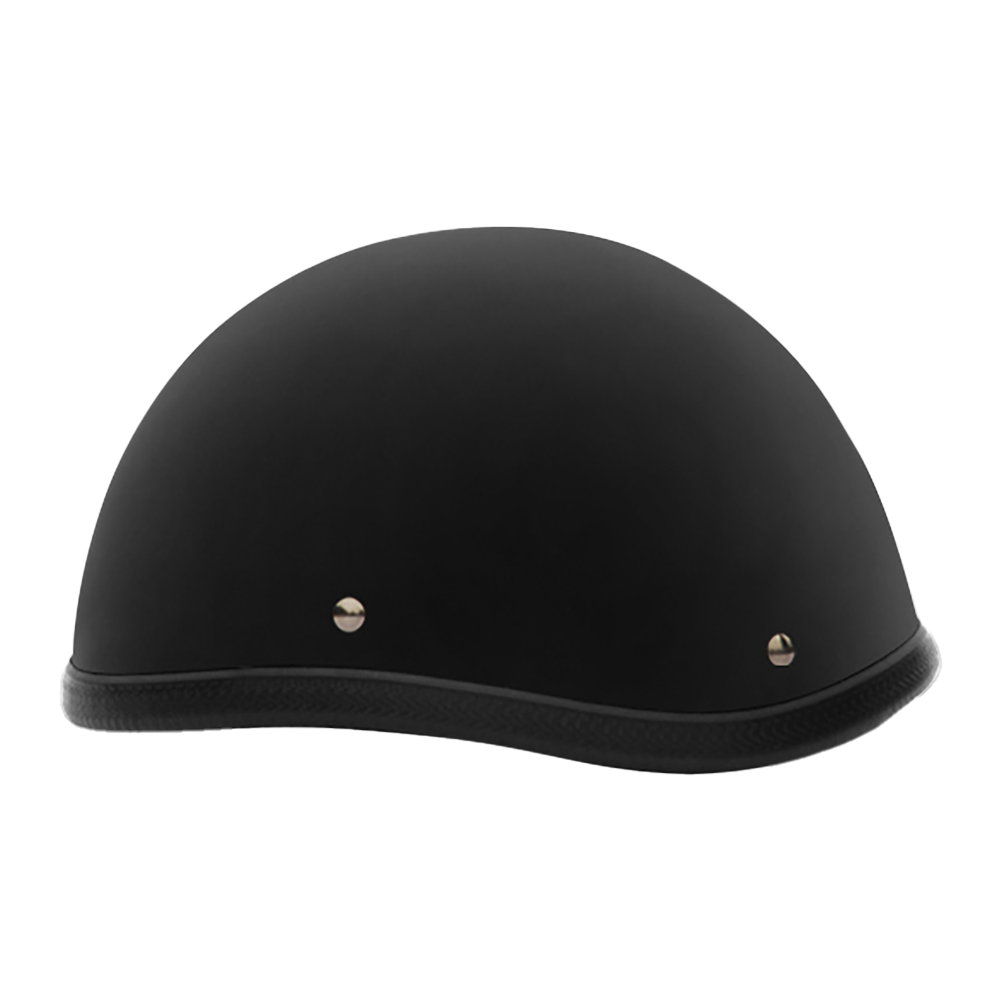 Novelty Smokey W/O Snaps- Dull Black NOVELTY SMOKEY Daytona Helmets