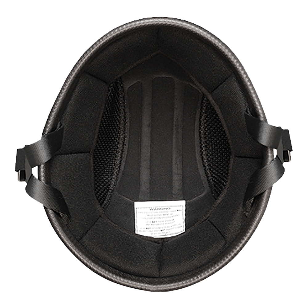 Novelty Smokey W/O Snaps- Dull Black NOVELTY SMOKEY Daytona Helmets