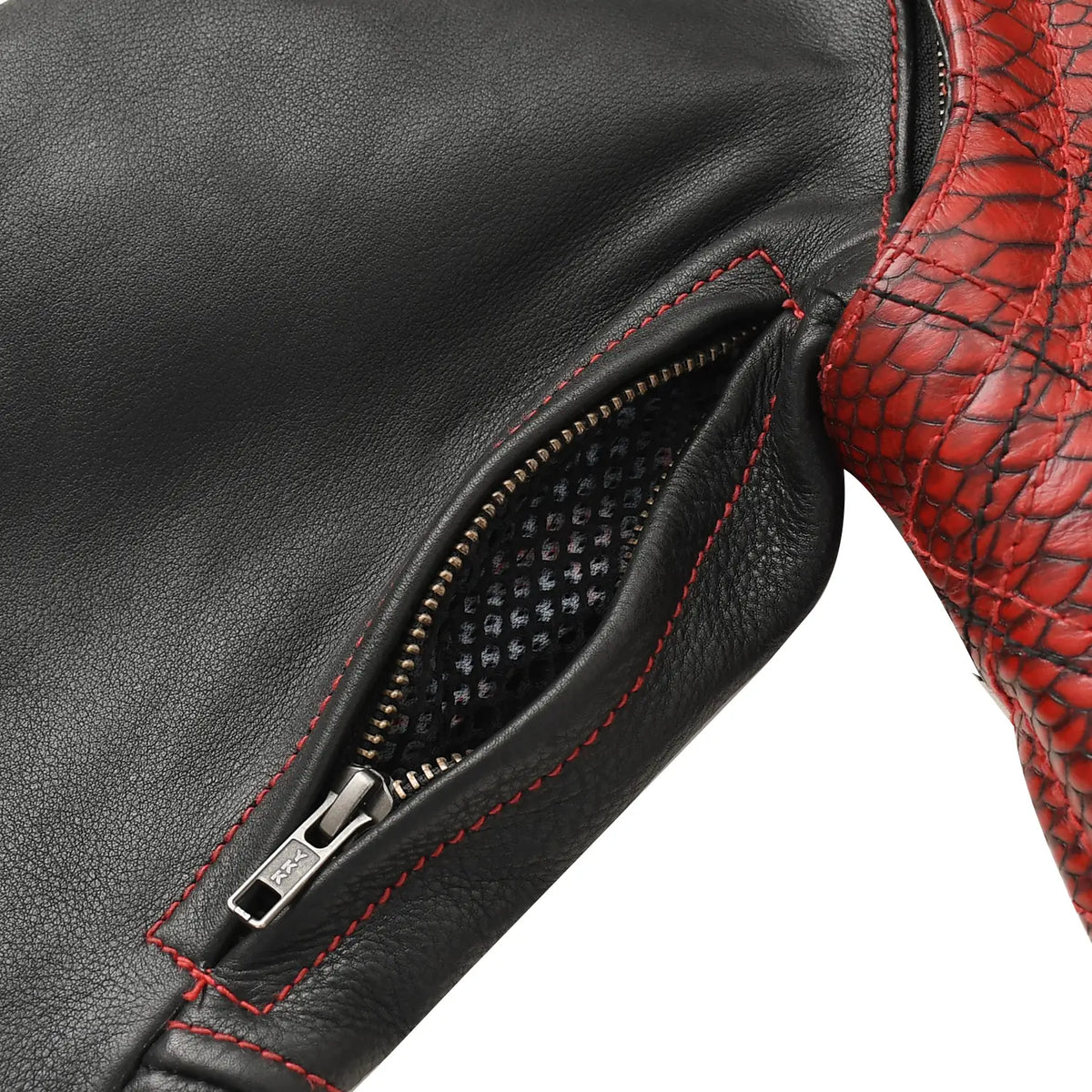Redstrike Men’s Motorcycle Leather Jacket Men's Leather Jacket Jackets