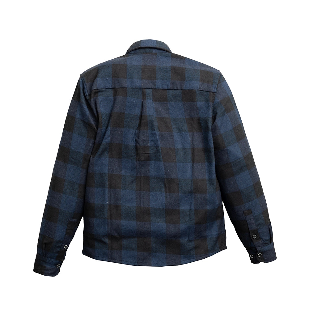 Vintage - Men’s Plaid Canvas Motorcycle flannel Shirt Men's Shirt First Manufacturing Company