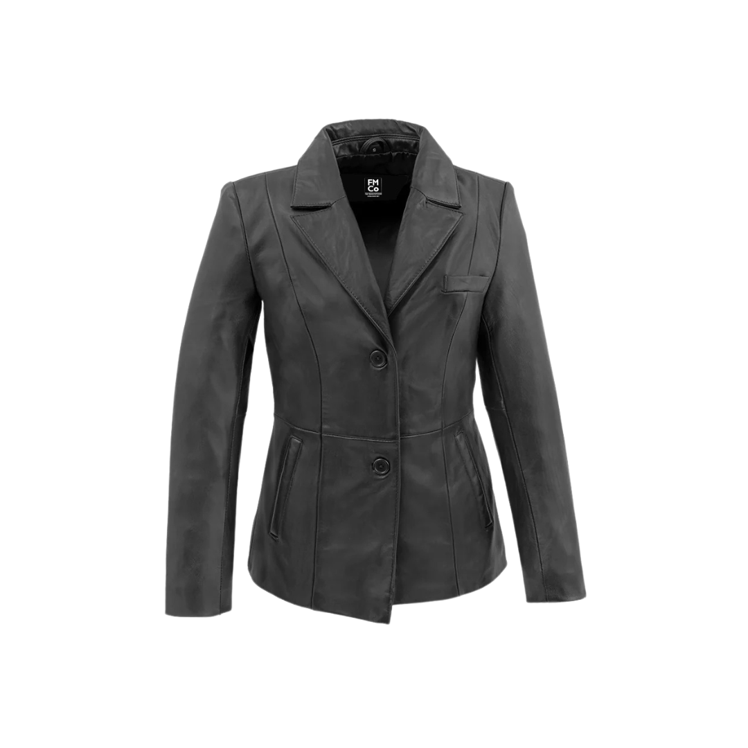 Mia Womens New Zealand lambskin Jacket Women's Fashion Leather Jacket FMCo   