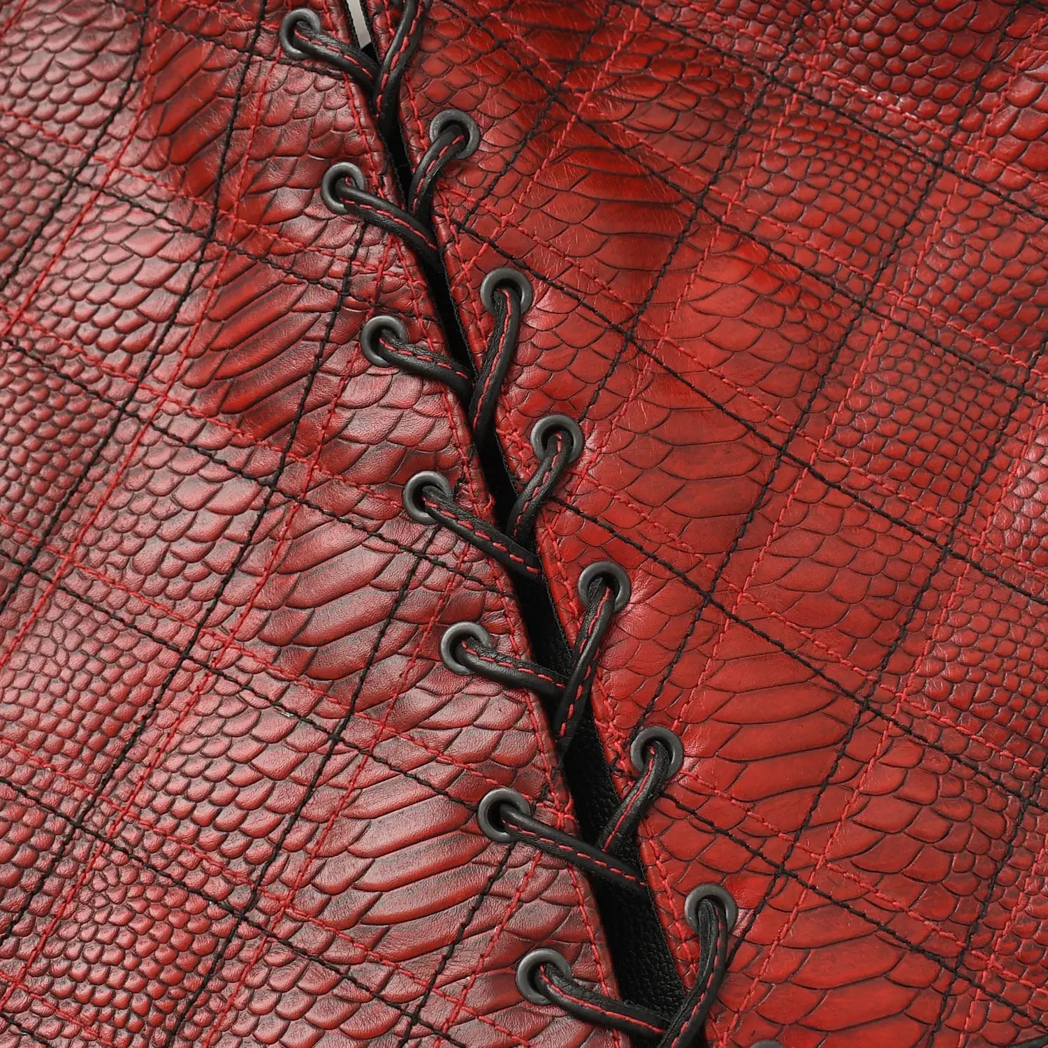 Kingsnake Men’s Motorcycle Leather Vest Men's Leather Vest Vests