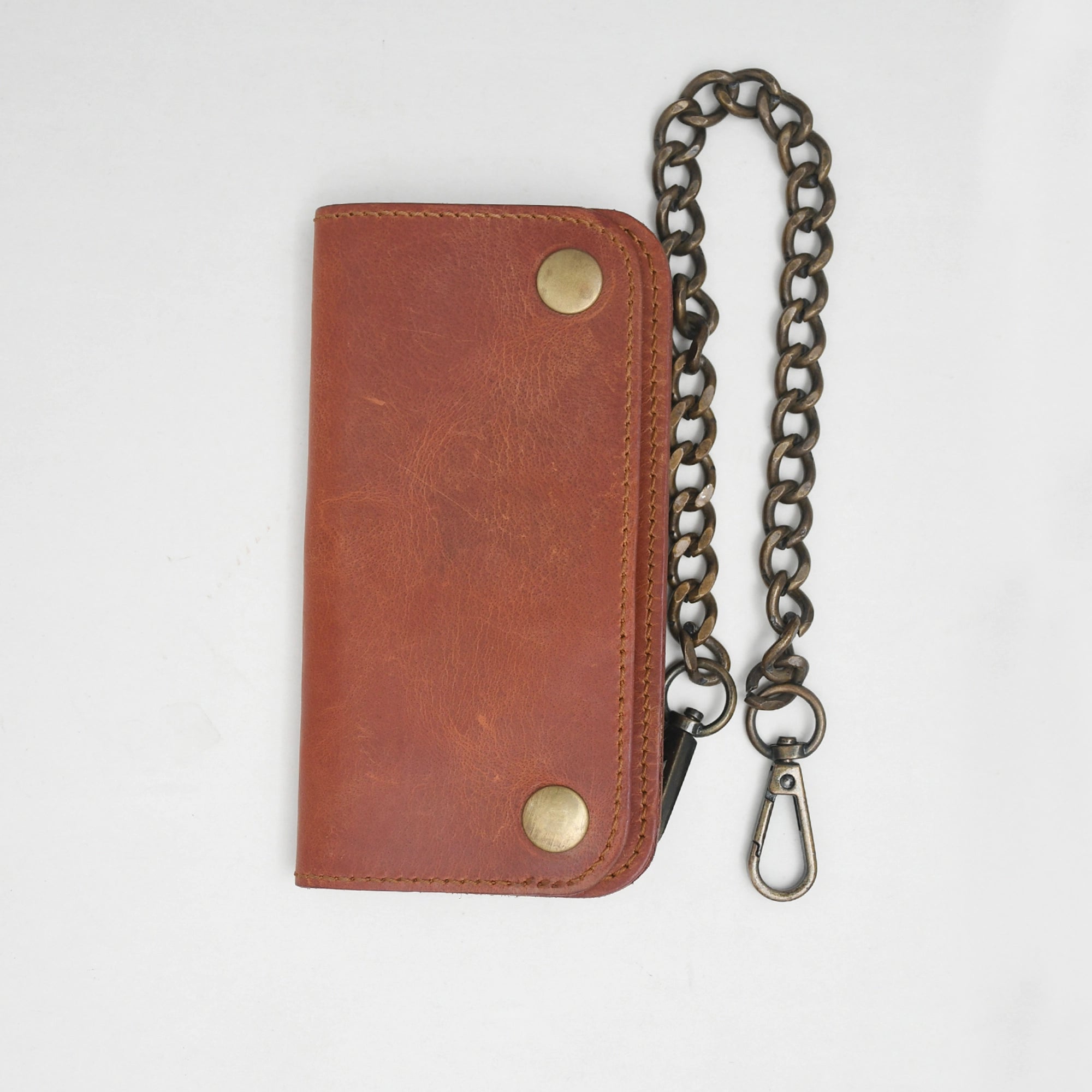 SMALL TRUCKER - Vegetable Tanned Leather Wallet