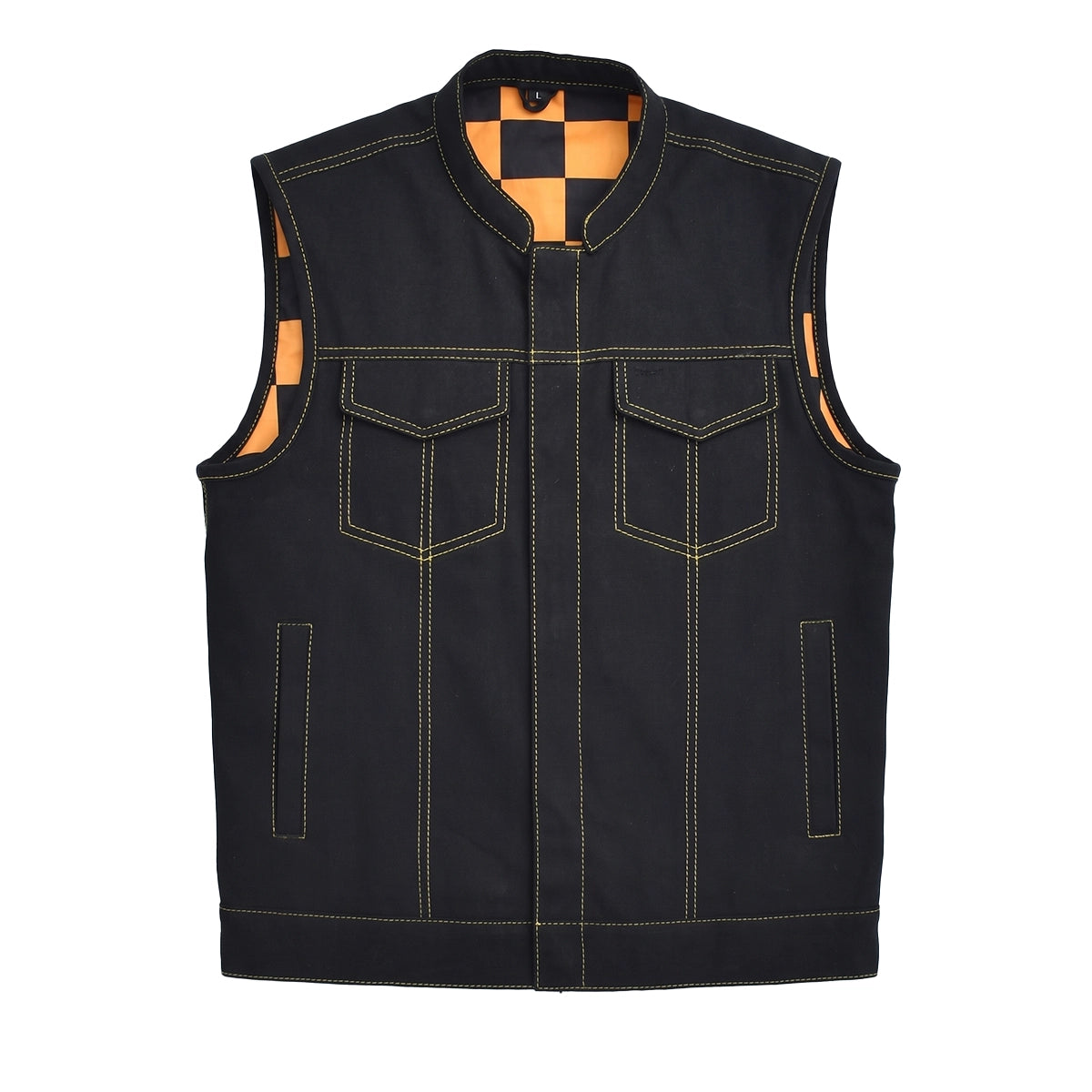 Stormrider - Men's Twill Motorcycle Vest Men's Leather Vest Vests