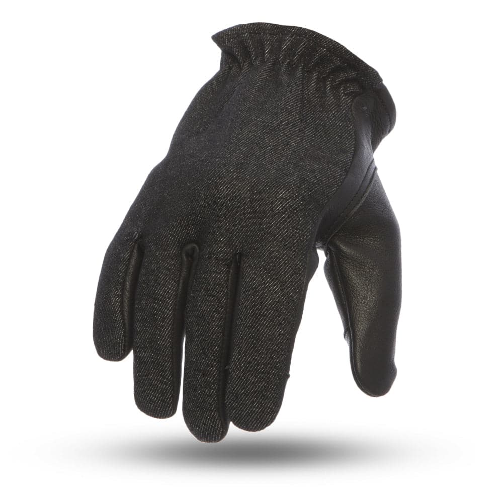 2 Tone Roper Men's Motorcycle Leather Gloves - First MFG Co