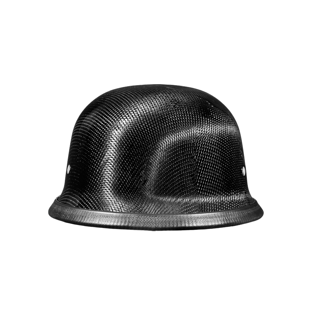 Novelty German- Grey Carbon Fiber NOVELTY CARBON FIBER Daytona Helmets