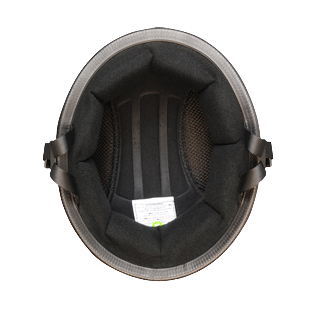Novelty German- Grey Carbon Fiber NOVELTY CARBON FIBER Daytona Helmets