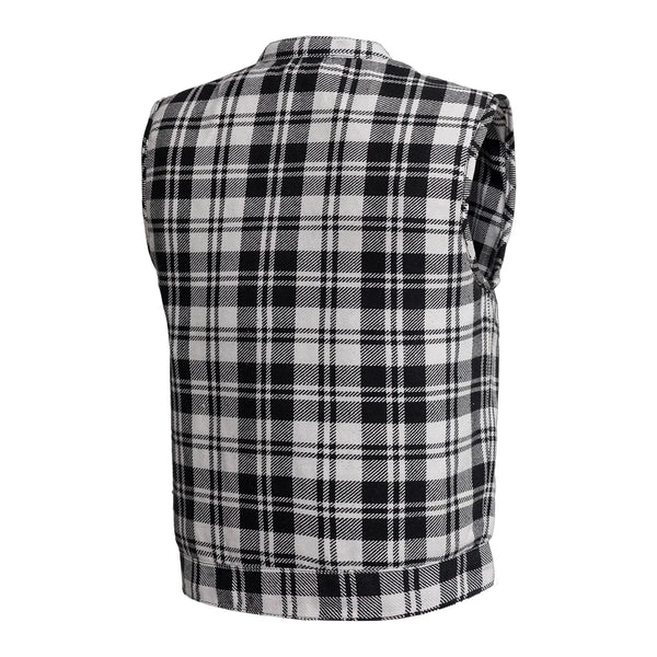 【HI FI FNK】Swer Chain Vest Sharp Shooter Moto Men's Canvas Vest - Recycled