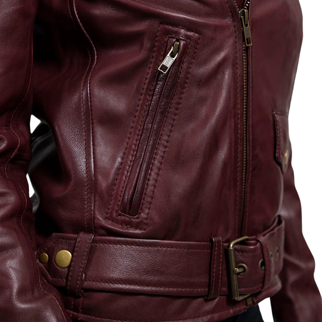 Rebel Fashion Leather Jacket Women's Leather Jacket FMCo   