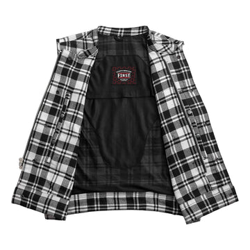 Sharp Shooter Moto Men's Canvas Vest - Recycled