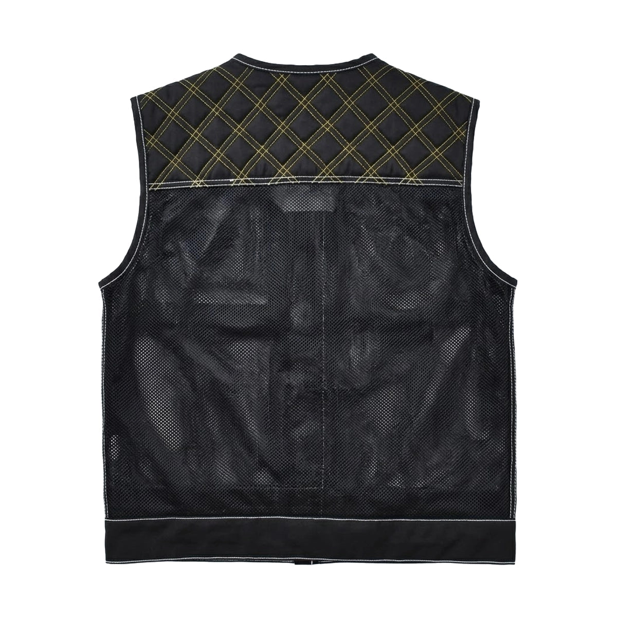 Workhorse - Men's Cordura/Mesh Motorcycle Vest Men's Leather Vest Vests