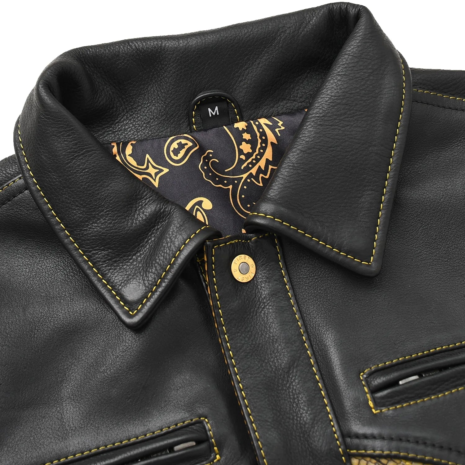 Kingsnake Men’s Motorcycle Leather Vest Men's Leather Vest Vests