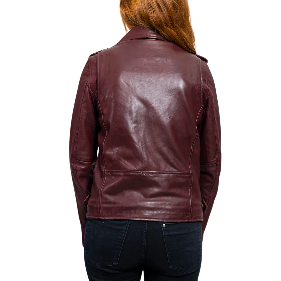 Rebel Fashion Leather Jacket Women's Leather Jacket FMCo   