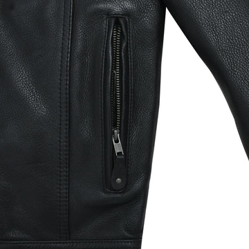 Mastermind Men's Motorcycle leather Jacket – First MFG Co
