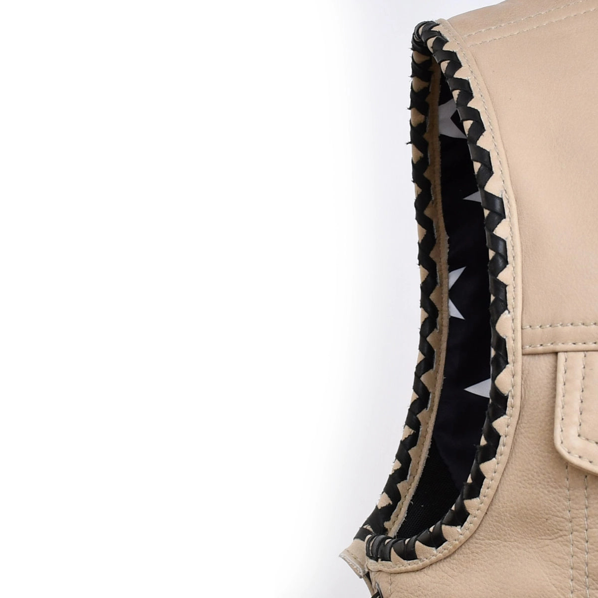 Overtake - Men's Leather Motorcycle Vest Men's Leather Vest Vests