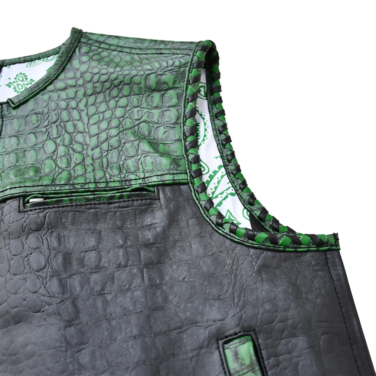 Overdrive - Men's Leather Motorcycle Vest