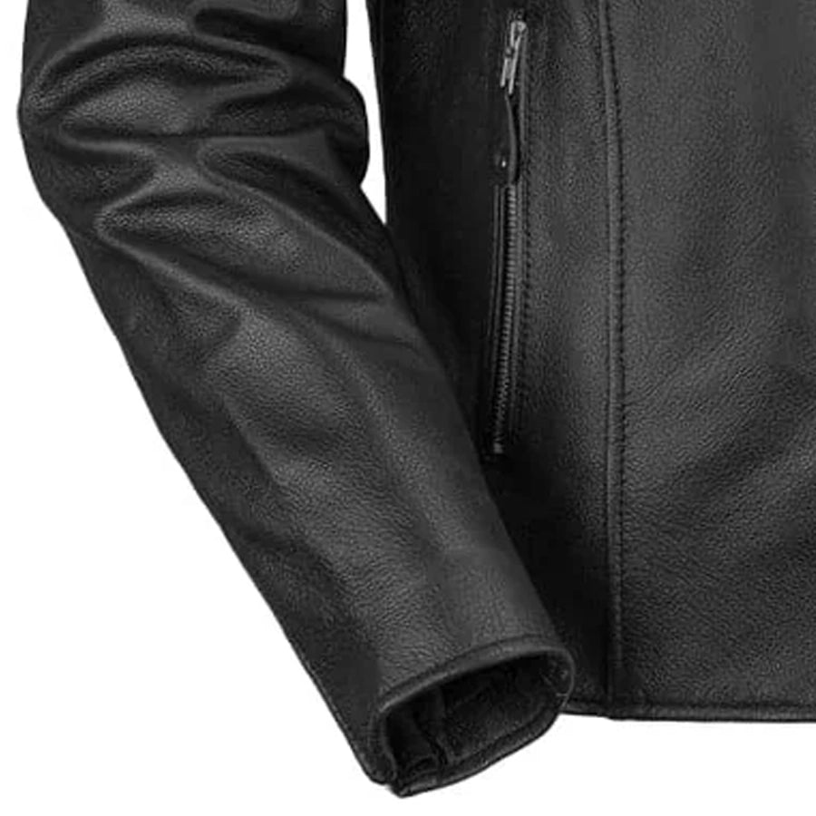 Ace Men's Leather Motorcycle Jacket Men's Leather Jacket Jackets