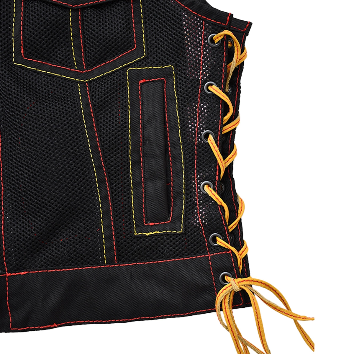 Detour - Men's Black Mesh Motorcycle Vest
