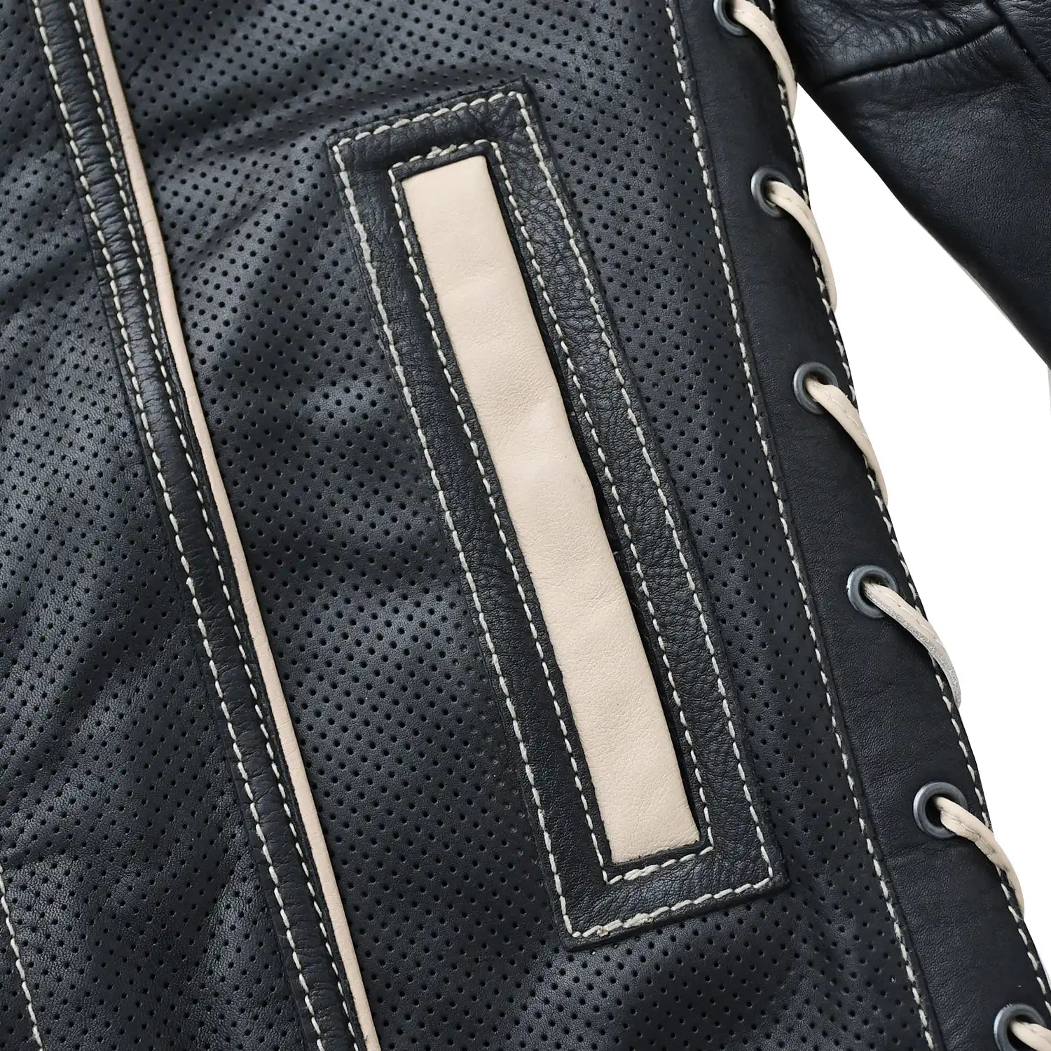 Wildfire Rouge Mens Motorcycle Leather Jacket (Oil Sand/Black) Men's Leather Jacket First Manufacturing Company