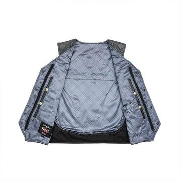 ジャケット・アウター CDM BY CARPEDIEM Leather Down Vest y2k CDM BY CARPEDIEM Leather Down Vest y2k