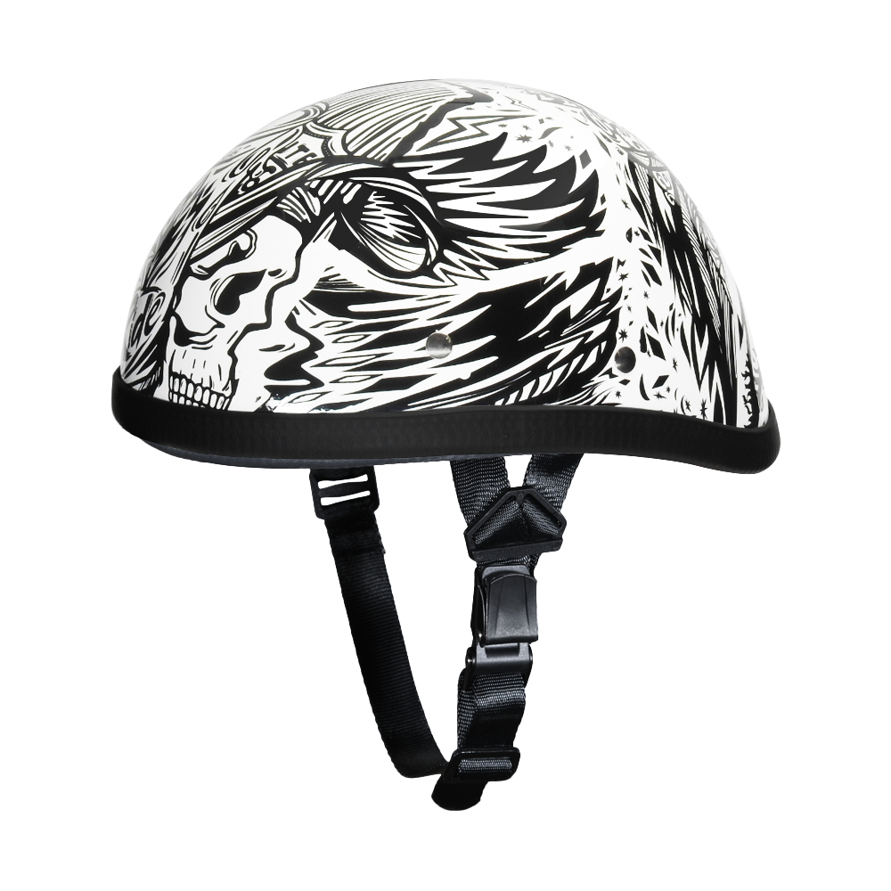 Novelty Eagle- W/ Live Fast NOVELTY GRAPHICS Daytona Helmets