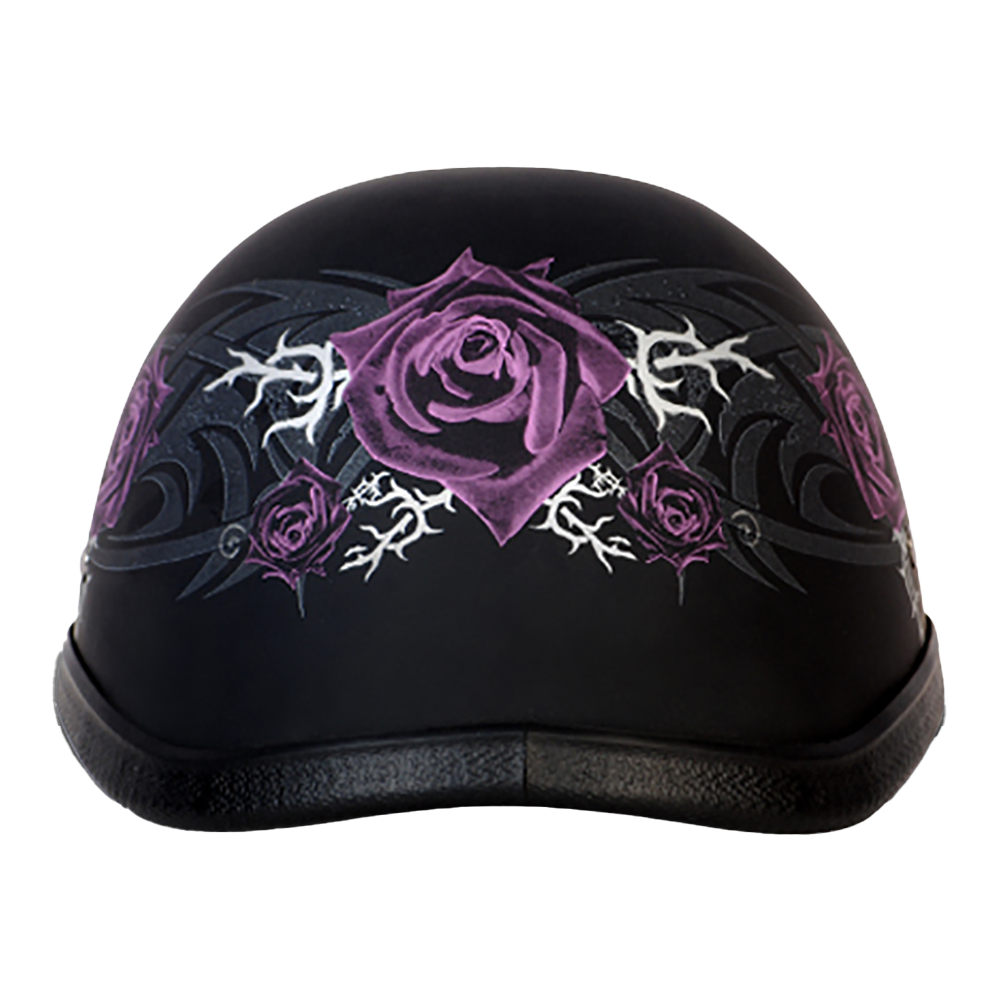Novelty Eagle- W/ Purple Rose NOVELTY GRAPHICS Daytona Helmets