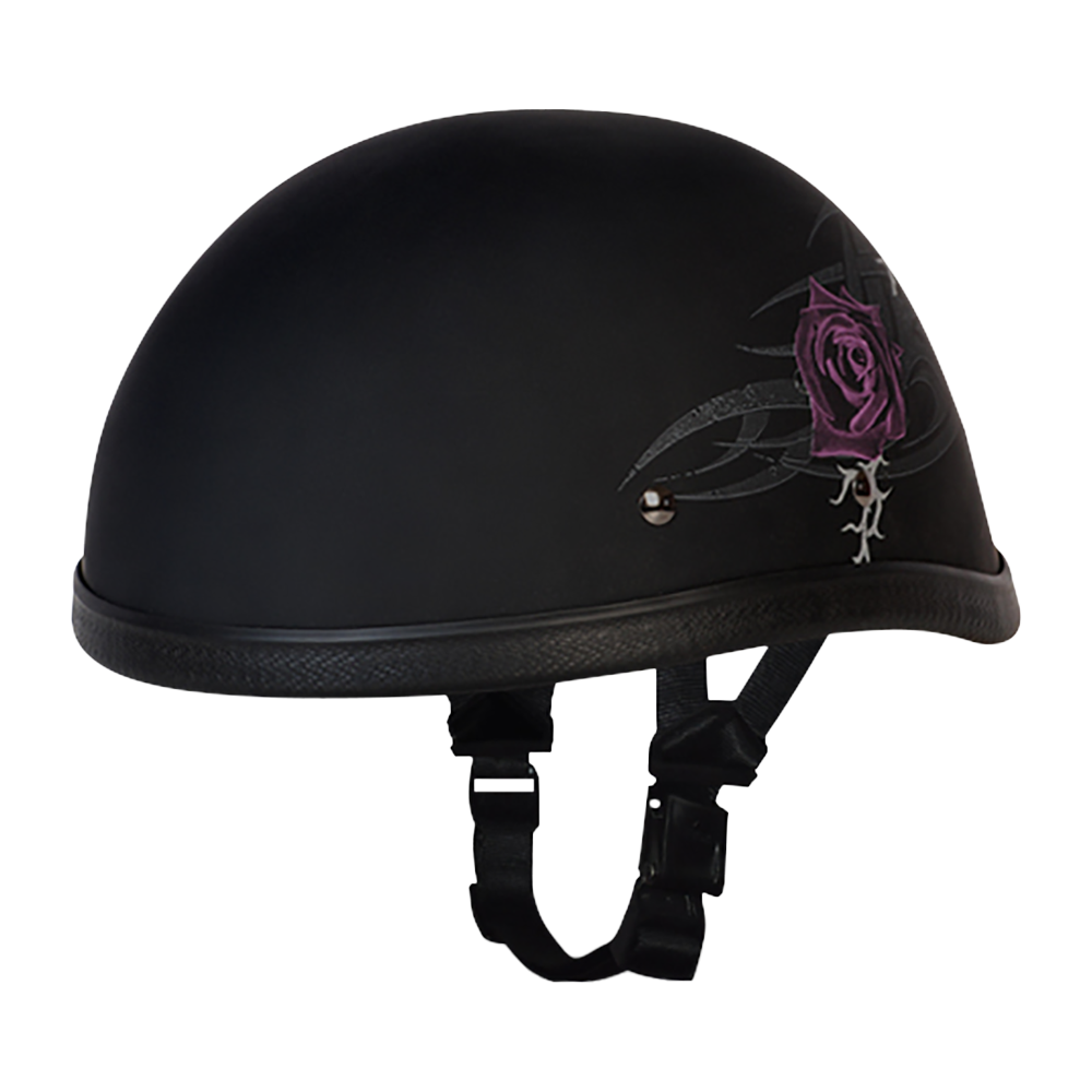 Novelty Eagle- W/ Purple Rose NOVELTY GRAPHICS Daytona Helmets