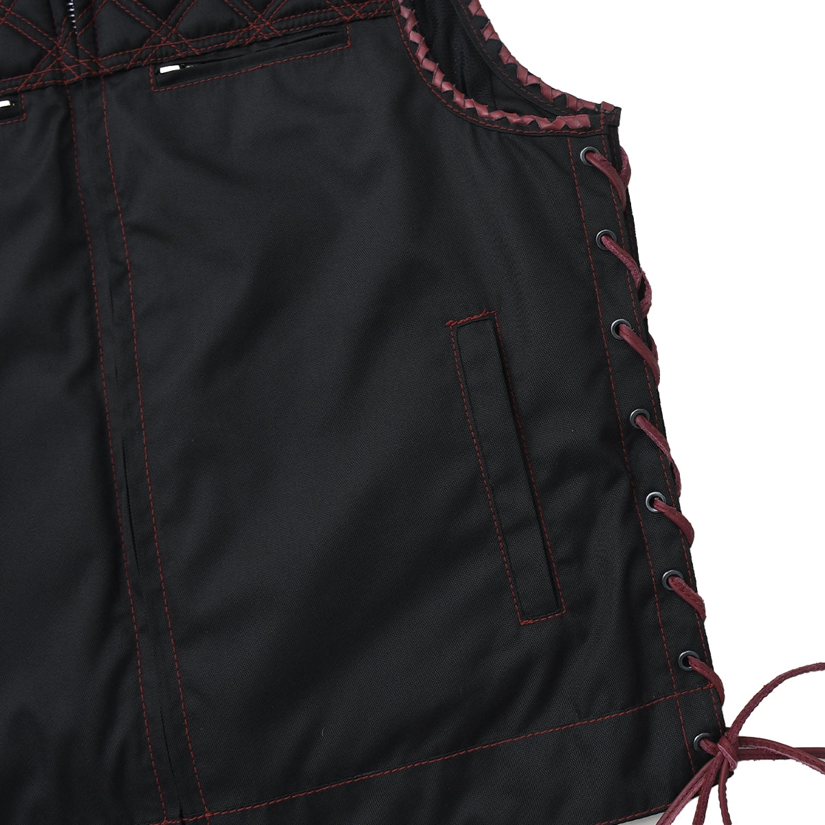 Blacktop - Men’s Cordura Motorcycle Vest Men's Leather Vest Vests