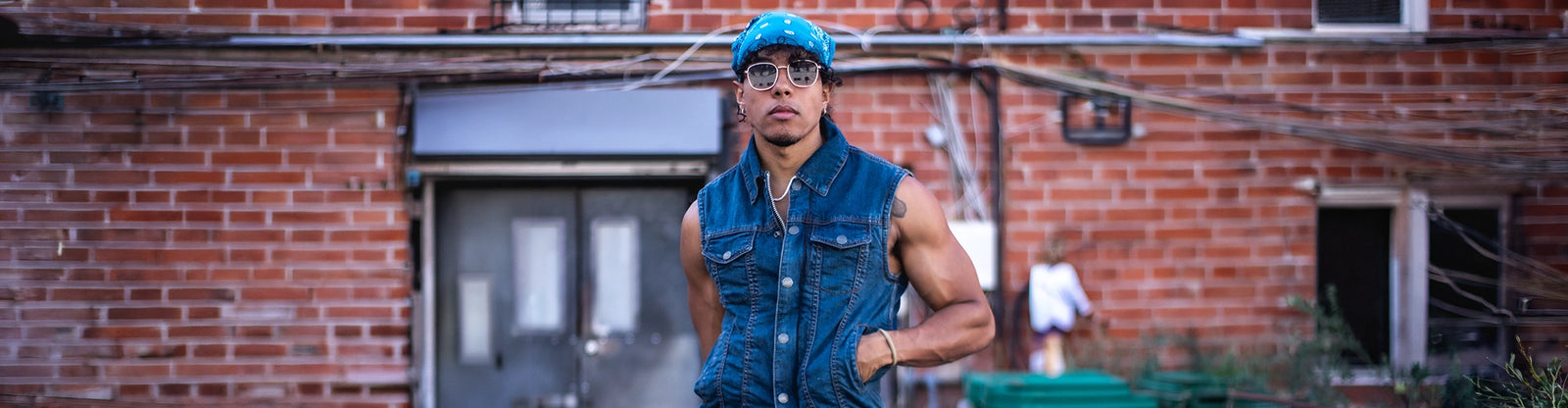 Men’s Denim Motorcycle Vests