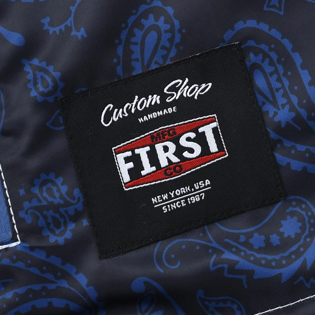 Ironclad - Men’s Blue&Black Leather/Canvas Motorcycle Vest Men's Leather Vest Vests