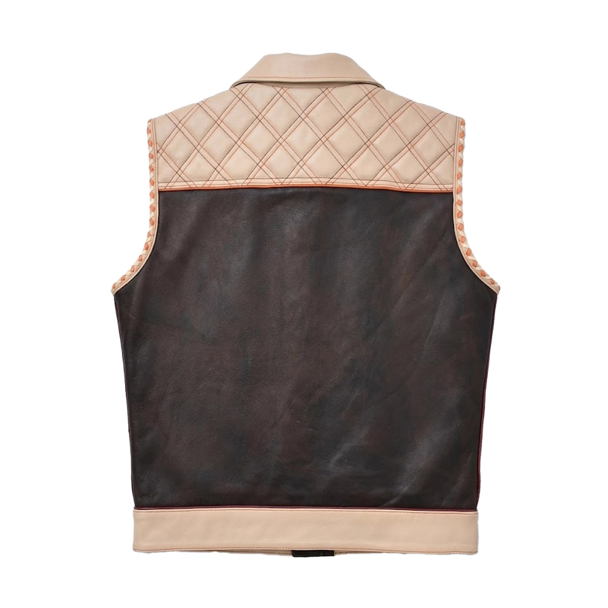 Sentinel - Men's Leather Motorcycle Vest