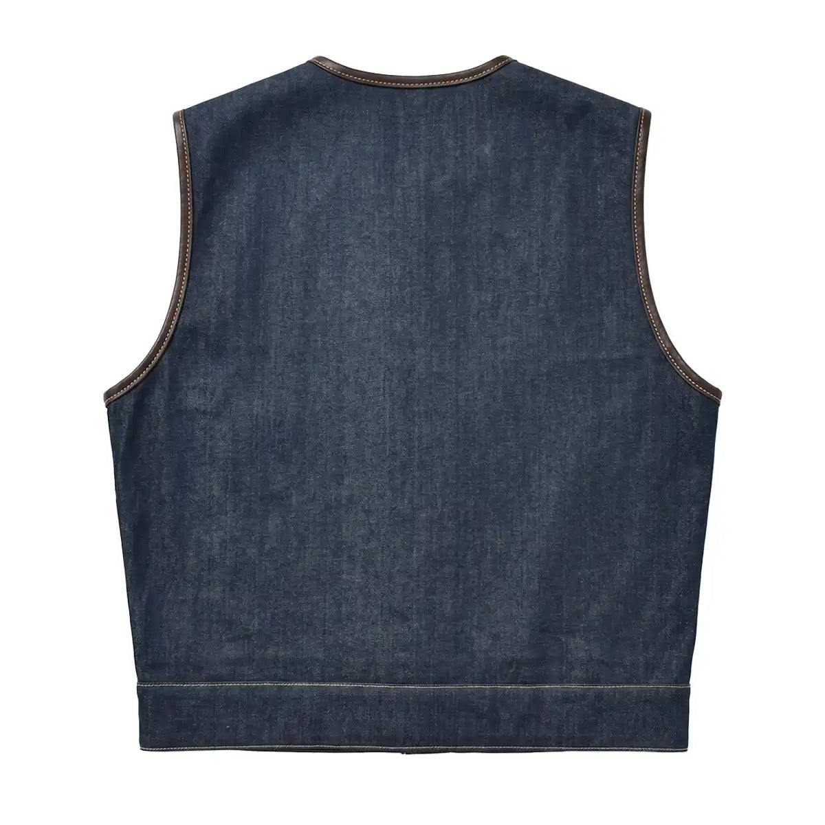 Legacy - Men's Raw Indigo Denim Motorcycle Vest