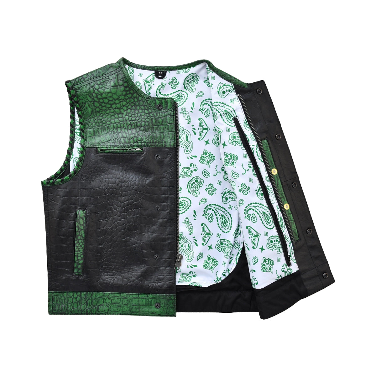 Overdrive - Men's Leather Motorcycle Vest