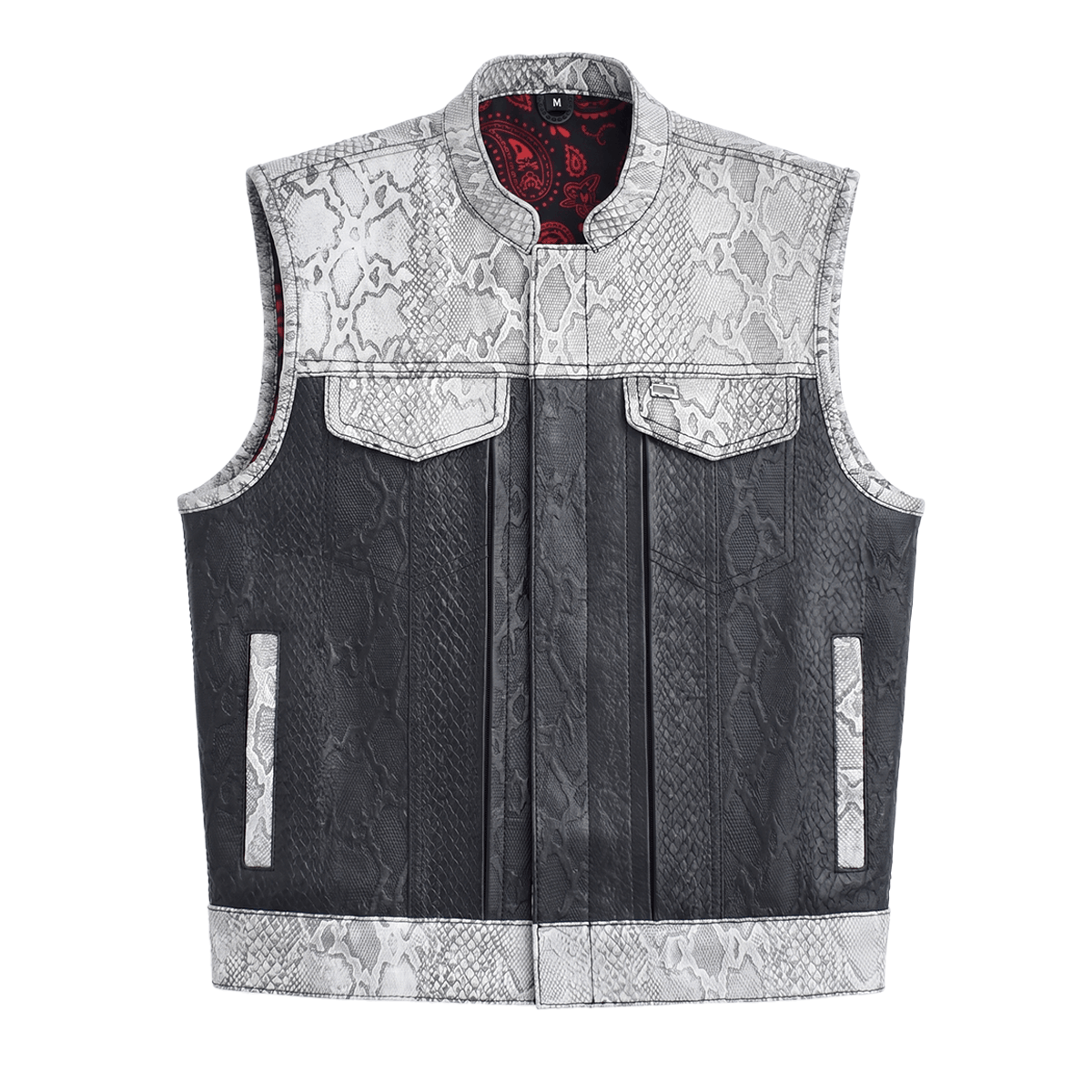 Marshal - Men's Club Style Leather Motorcycle Vest