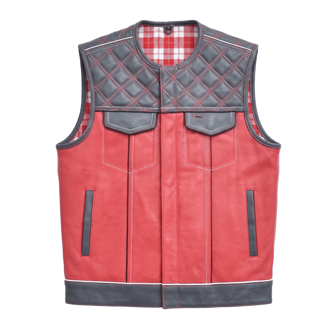 Apex - Men's Leather Motorcycle Vest
