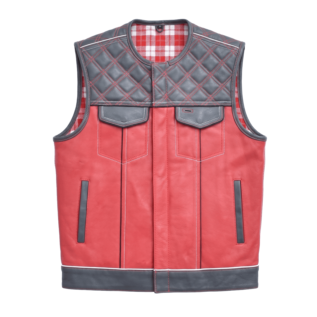 Apex - Men's Leather Motorcycle Vest