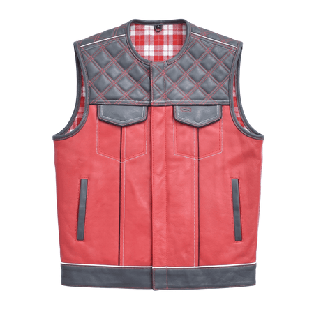 Apex - Men's Leather Motorcycle Vest