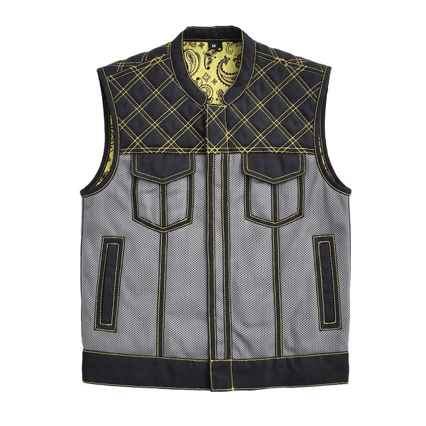 Torque - Men's Cordura/Mesh Motorcycle Vest Men's Leather Vest Vests